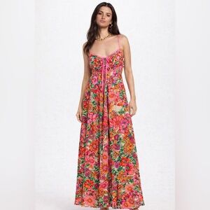 Free People Dream Weaver Bright Floral
Maxi Dress Size S NWT